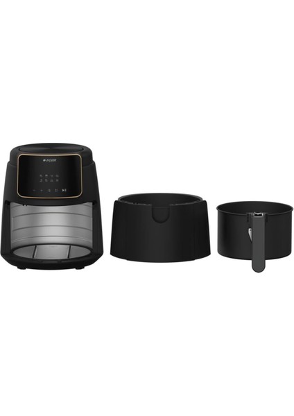 1500W Yağsız Airfryer Tek Hazneli LED Ekran Dokunmatik Panel Enerji Tasarruflu Kolay Temizlik fırsatları