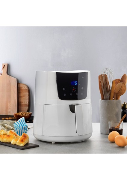 Thermochef 3.5 L Dijital Airfryer – Tek Hazneli, LED Ekranlı, Enerji Tasarruflu ve Kolay Temizlenen Fritöz indirimleri