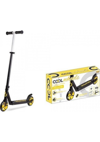Scooter Cool Wheels Işıklı Katlanır Sarı Scooter 8+