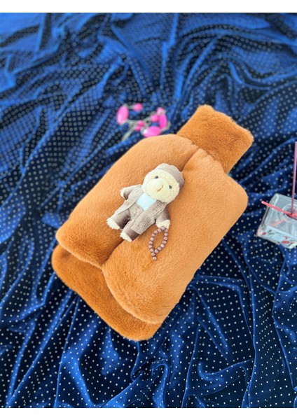 Ramazan Özel Sevgili Taba Erkek Sıcak Su Torbalı Peluş Ayıcıklı Ayak Isıtıcı 2 Litre Sıcak Su Torbası Ile Beraber