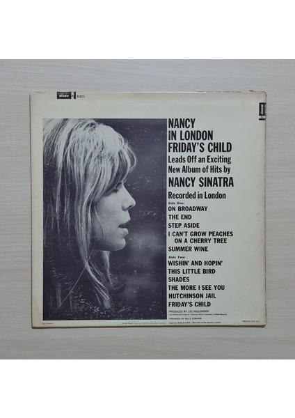 - Nancy In London - 1966 - Dönem Baskı Plak - Longplay - Lp