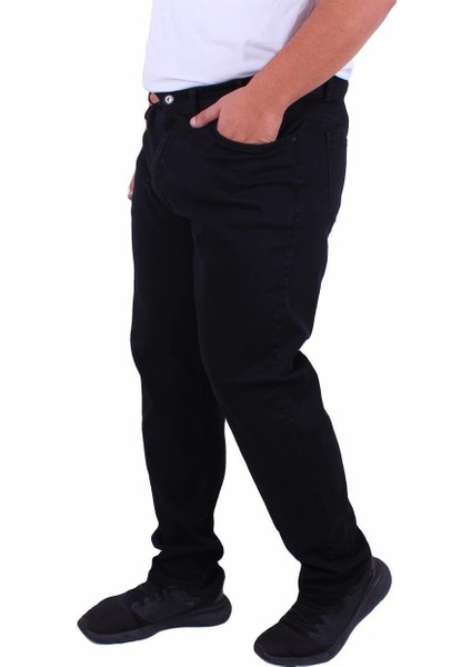Regular Fit Likralı Büyük Beden Erkek Jean PANTOLON-7203
