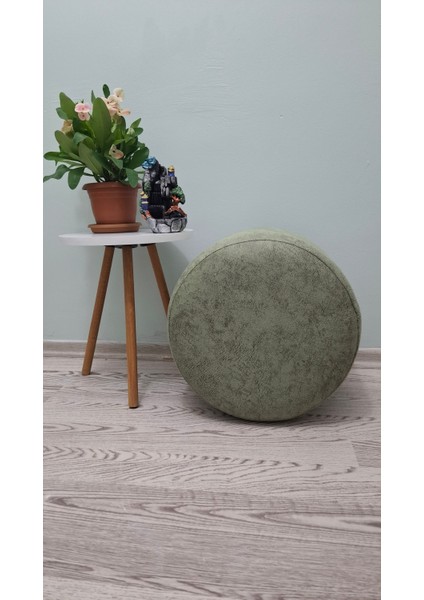 Ahşap Ayaklı Nubuk Yuvarlak Puf&bench Koltuk/tabure modelleri