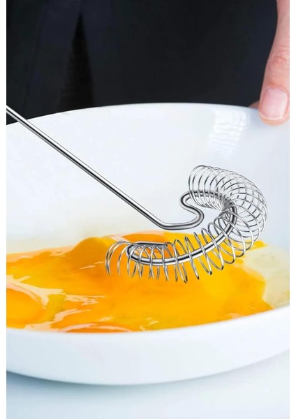 Paslanmaz Çelik Yaylı Yumurta Çırpıcı Manuel Mikser Krem Sos Karıştırıcı Pratik Mutfak Aparatı fırsatları