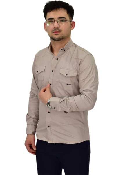 Erkek Spor Likralı Gömlek BGL-ST04343 fiyatları