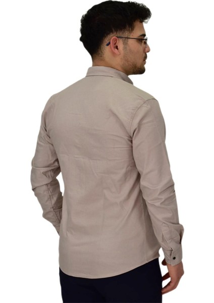 Erkek Spor Likralı Gömlek BGL-ST04343 fırsatları