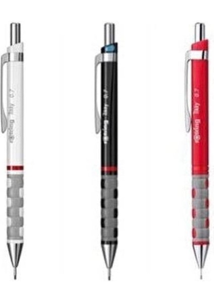 Tikky 0,7mm Versatil Kalem Set Beyaz Siyah Kırmızı