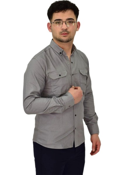 Erkek Spor Likralı Gömlek BGL-ST04343 modelleri