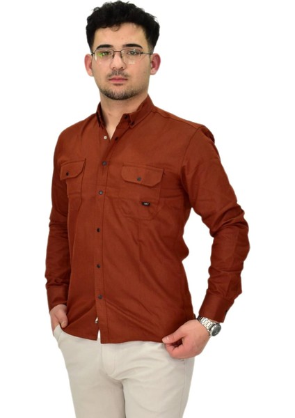 Erkek Spor Likralı Gömlek BGL-ST04343 modelleri