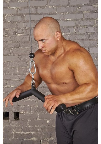 Fitness Çalışma İstasyonu FatGrip V Bar - Pushdown Bar - Agırlık Çekiş Barı
