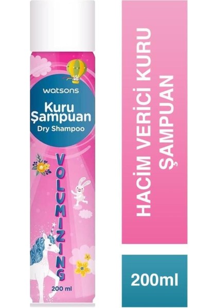 Hacim Verici Kuru Şampuan - Tüm Saç Tipleri İçin Ferah ve Temiz Görünüm, 3 Adet 200 ml fiyatları