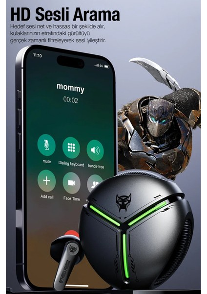 TF-T30 Bluetooth 5.4 Kulak İçi Kulaklık - Gri