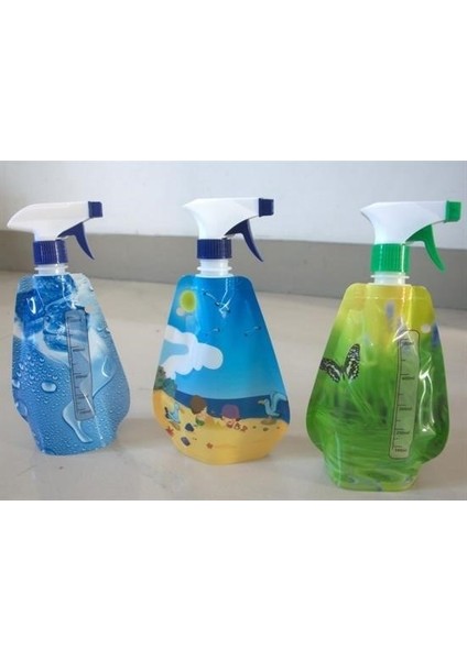 500 ml Katlanabilir Sulama Spreyi Doldurulabilir Püskürtme Şişesi