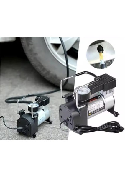 Hava Kompresörü 12 Volt 150 Psi Lastik Hava Şişirme Oto Pompası fırsatları