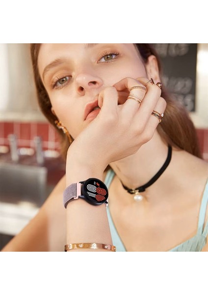 Xiaomi Watch S4 Uyumlu Hasır Dokuma Kumaş Kordon 22MM