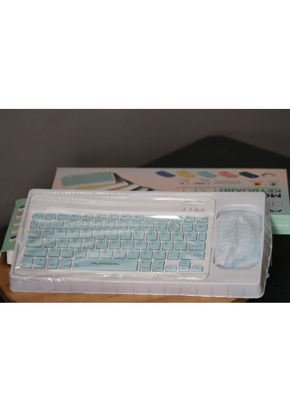 PL-388 Kablosuz Bluetooth Şarjlı Q Klavye Mouse Set fiyatları