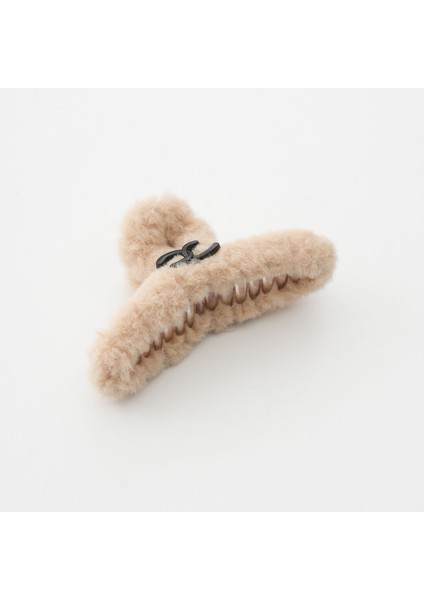 Açık Kahverengi Kadın Peluş Mandallı Toka fiyatları