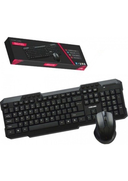 C-60 Kablosuz Multimedia Klavye & Mouse
