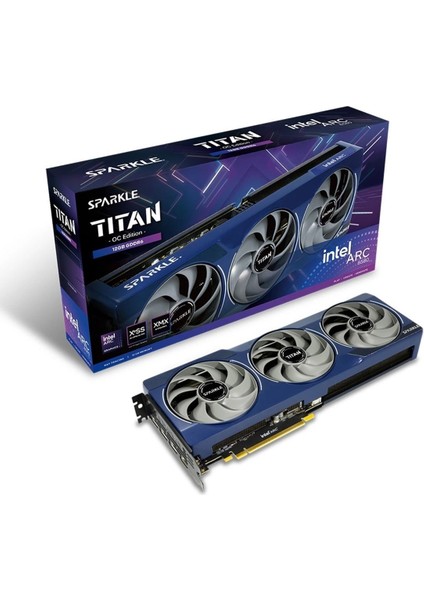 Intel Arc B580 Tıtan Oc 12GB 192BIT Gddr6 Ekran Kartı (SB580T-12GOC)