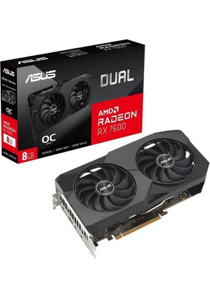 8gb Dual RX7600-O8G Gddr6 128BIT HDMI Dp Pcıe 16X V4.0