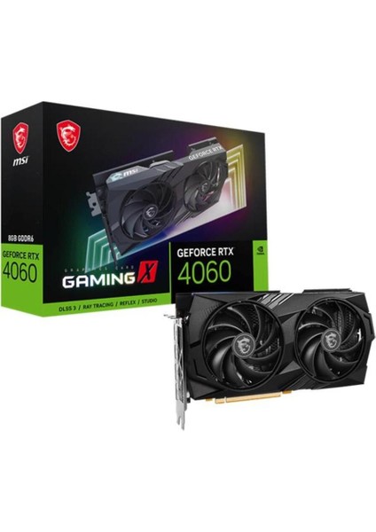 Geforce RTX4060 Gamıng x 8g 8gb Gddr6 128BIT 1xhdmı 3xdp Ekran Kartı Uyumlu