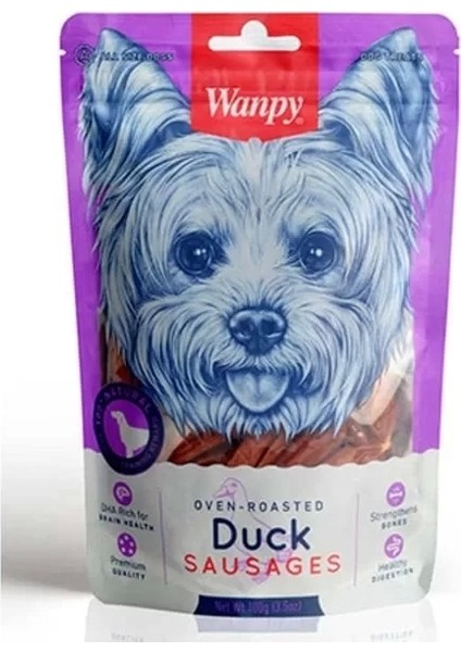 Ördek Etli Sosis Köpek Ödül Maması 100 gr