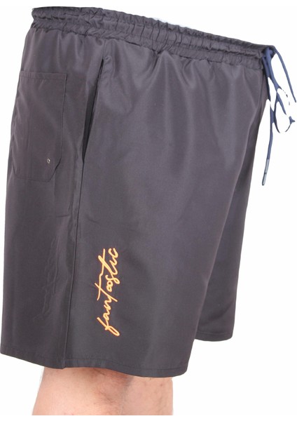 Mocgrande Büyük Beden Deniz Şortu Fantastic 25660 Sıyah fiyatları