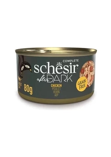 After Dark Et Suyu Içinde Tavuklu Kedi Konservesi 80 gr