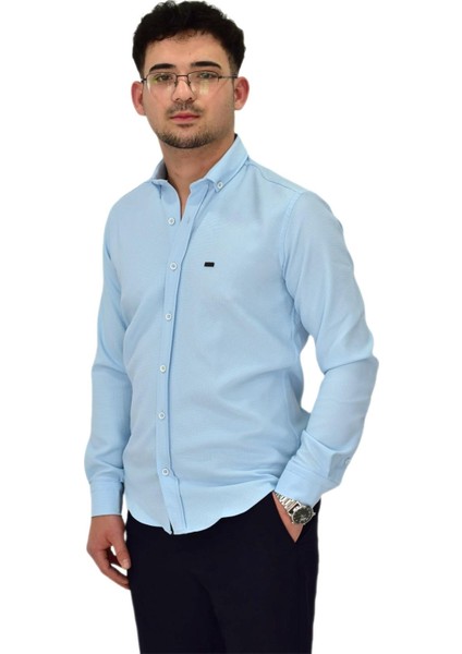 Erkek Likralı Spor Silim Fit Gömlek BGL-ST04327 fiyatları