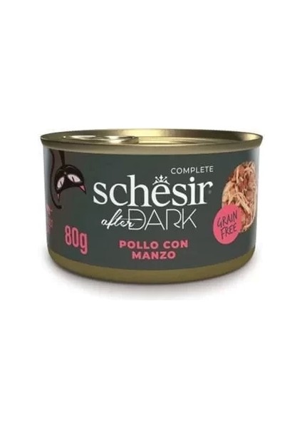 After Dark Pate Tavuklu ve Sığır Etli Yetişkin Kedi Konservesi 80 gr