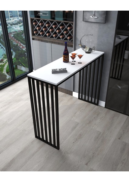 Bar Masası Metal Iskeletli Yüksek Yemek Masası Mutfak Masası Dresuar Kahve Köşesi Peteküstü fiyatları