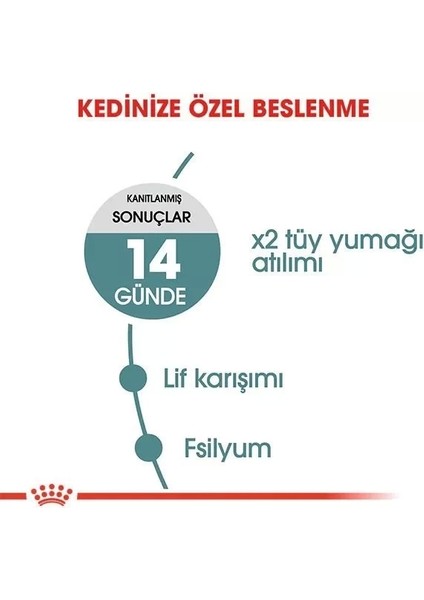 Hairball Tüy Yumağı Önleyici Yetişkin Kedi Maması 2 kg