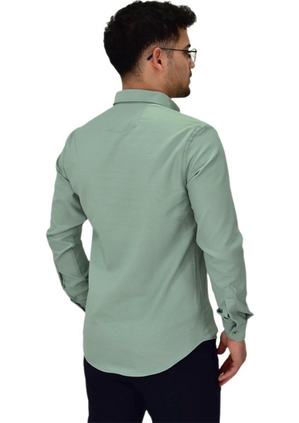 Erkek Likralı Spor Silim Fit Gömlek BGL-ST04327 fırsatları