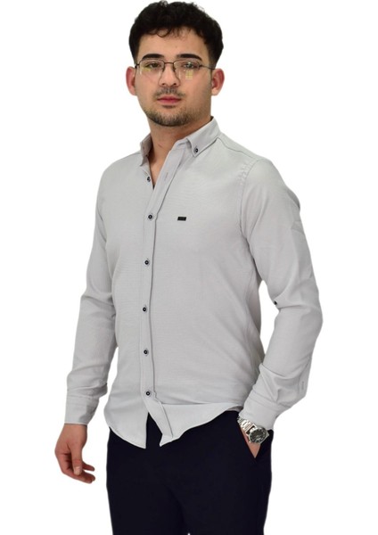 Erkek Likralı Spor Silim Fit Gömlek BGL-ST04327 fiyatları