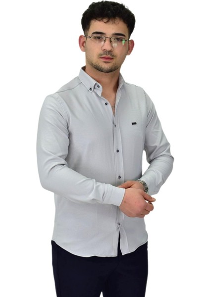 Erkek Likralı Spor Silim Fit Gömlek BGL-ST04327 modelleri
