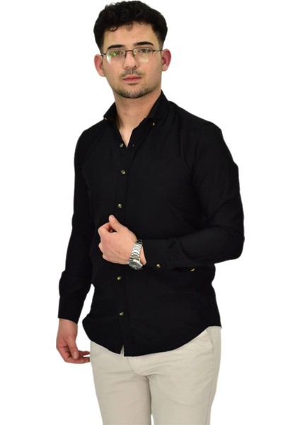 Erkek Likralı Spor Silim Fit Gömlek BGL-ST04327 fiyatları