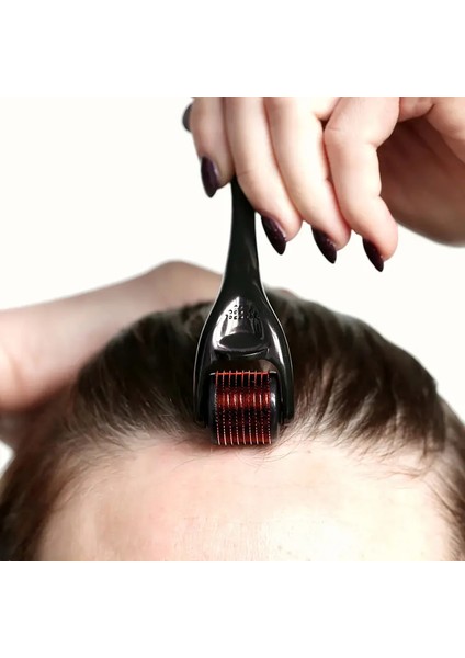 Titanyum Uçlu 540 Needles Derma Roller Cilt Yenileme Cihazı, / Saç, Sakal, Yüz Için 1.0 mm