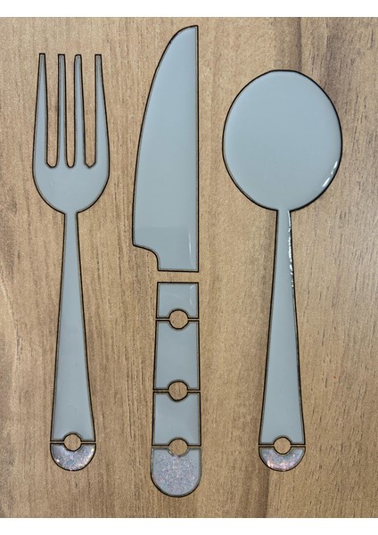 Ahşap Desenli Epoksi Reçine Kaplamalı Tablo - My Kitchen fırsatları