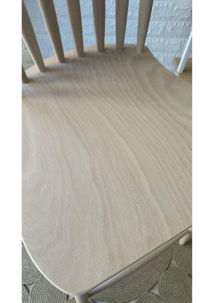 Concept Ham Cilasız Yıldız Bar Sandalyesi Naturel Ahşap Ada Sandalye Mutfak Sandalyesi fırsatları