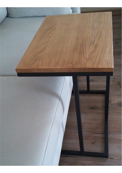 Ahşap Loft Dikdörtgen Yan Sehpa fırsatları