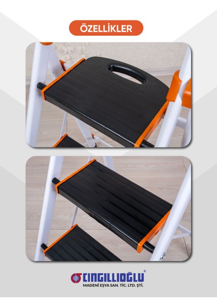 CA-155 Hauslife 5 Basamaklı Ev ve İş Merdiveni