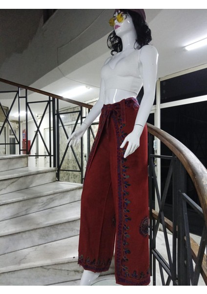 Otantik Nakış Işlemeli Harem Şalvar Bulmaca PANTOLON(104 Cm) fırsatları