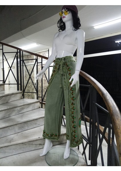 Otantik Nakış Işlemeli Harem Şalvar Bulmaca PANTOLON(100 Cm) fiyatları