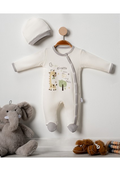 Zürafa Erkek Bebek Tulumu