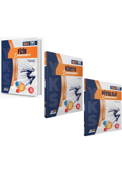 Hız ve Renk Tyt Fizik Kimya ve Biyoloji Deneme Seti 3 Kitap