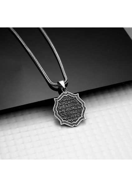 Gümüş Ayetel Kürsi Kolye fiyatları
