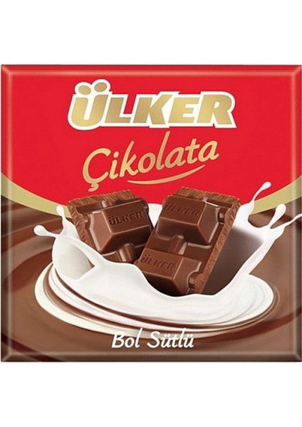 Sütlü Kare Çikolata (60 gr x 6 Adet)
