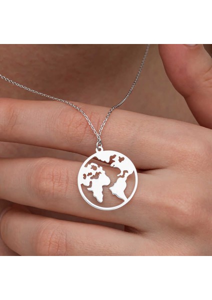 Gümüş Dünya Kadın Kolye fiyatları