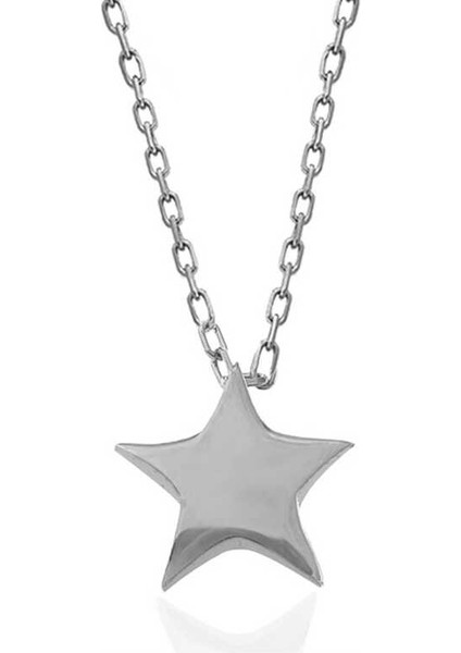 925 Ayar Gümüş Yıldız Kadın Kolye modelleri