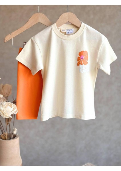 Çicek Kabartma Baskılı Kız Çocuk Takımı fiyatları